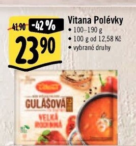 Instantní polévky Vitana