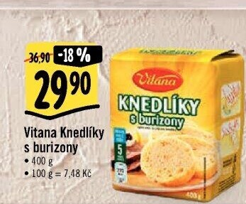 Knedlíky v prášku s burizony Vitana