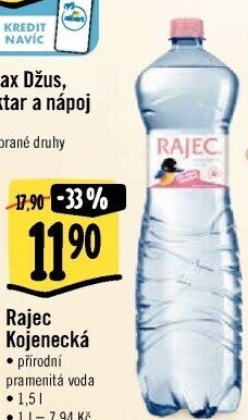 Kojenecká voda Rajec