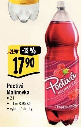 Limonáda Poctivá Poděbradka