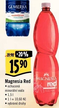 Minerální voda Magnesia Red