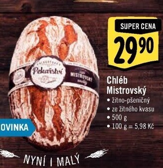 Mistrovský chléb Albert