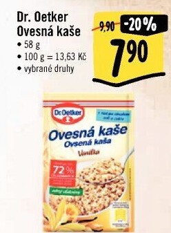 Ovesná kaše Dr. Oetker