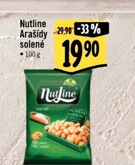 Pražené arašídy NutLine