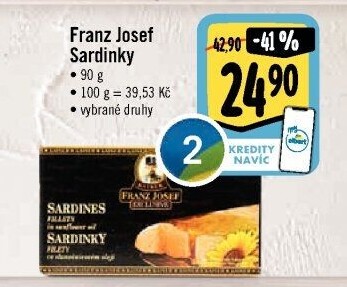 Sardinky filety Exclusive Franz Josef Kaiser