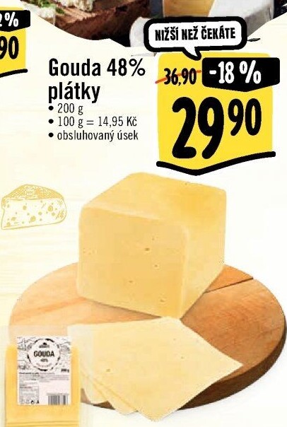 Sýr Gouda 48% Albert