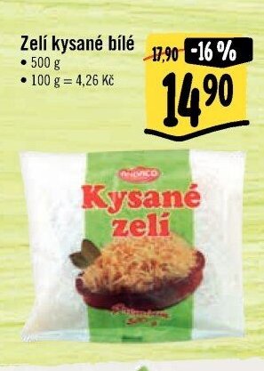 Zelí kysané bílé
