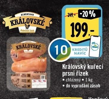 Královský kuřecí prsní řízek