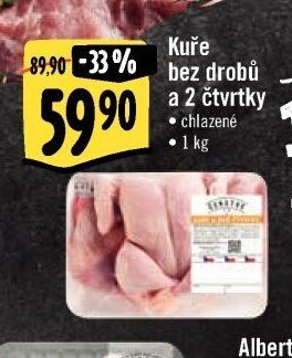 Kuře bez drobů a 2 čtvrtky