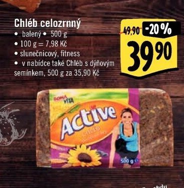 Chléb celozrnný