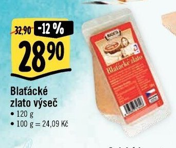 Blaťácké zlato výseč
