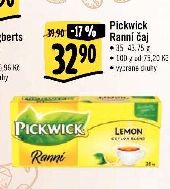 Pickwick Ranní čaj