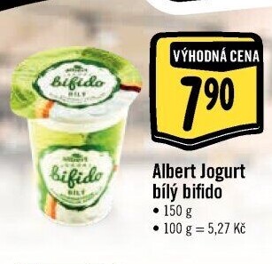 Bilý jogurt Bifido Albert