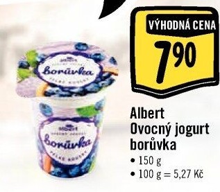 Jogurt ochucený Albert