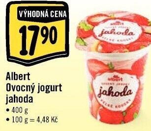 Jogurt ochucený Albert