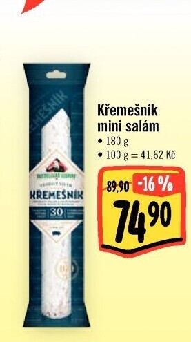 Salám Křemešník kostelecký Kostelecké uzeniny