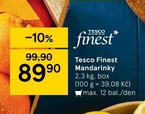 Tesco Finest Mandarinky