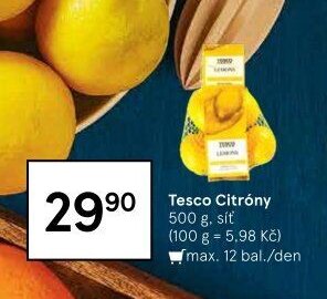 Tesco Citróny