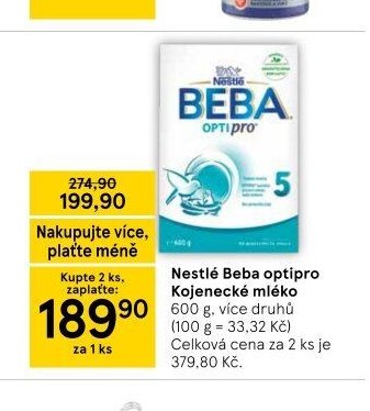 Nestlé Beba optipro Kojenecké mléko
