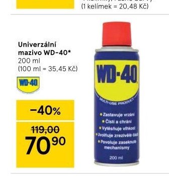 Univerzální mazivo WD-40