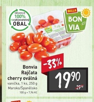 Bonvia Rajčata cherry oválná