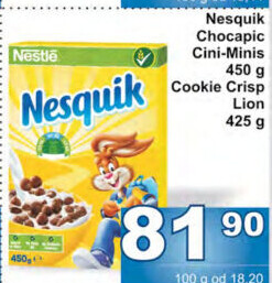 Cereálie Nesquik Nestlé