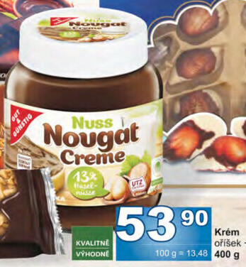 Čokokrém oříšek a nugát Gut&amp