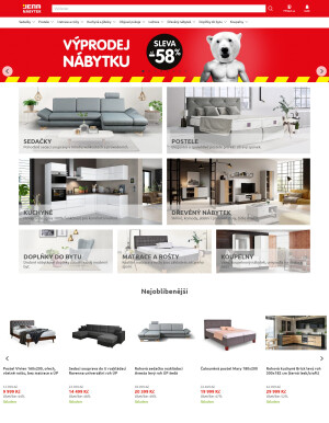 akční leták Jena nábytek 4.1.2022-10.1.2022