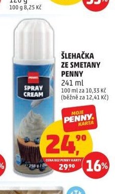 Šlehačka ze smetany Penny