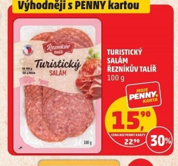 Turistický salám Řezníkův talíř