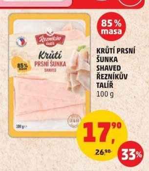 Krůtí prsní šunka Řezníkův talíř