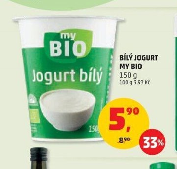 BÍLÝ JOGURT MY BIO 150 g