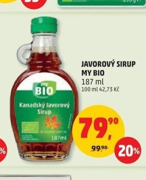 JAVOROVÝ SIRUP 187 ml