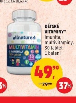 Dětské vitamíny Allnature