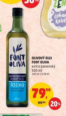 Font Oliva extra panenský olivový olej