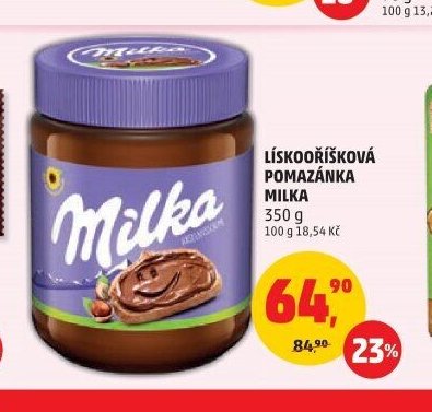 LÍSKOOŘÍŠKOVÁ POMAZÁNKA MILKA