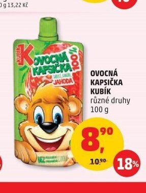 OVOCNÁ KAPSIČKA KUBÍK