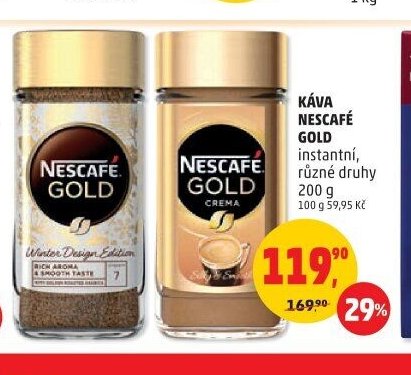 Káva Nescafé Gold