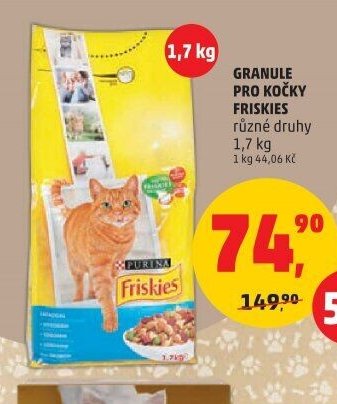 Granule pro kočky Friskies