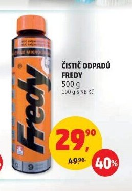 ČISTIČ ODPADŮ FREDY