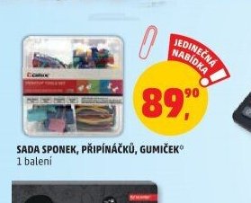 SADA SPONEK, PŘIPÍNÁČKŮ, GUMIČEK