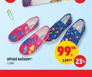 DĚTSKÉ BAČKORY