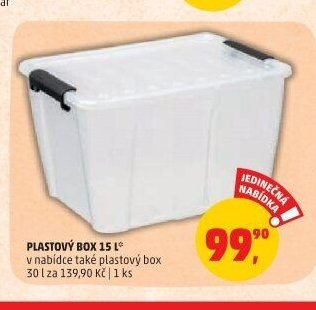 PLASTOVÝ BOX 15 L