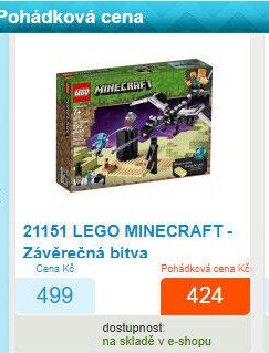 21151 LEGO MINECRAFT - Závěrečná bitva
