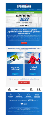 akční leták Sportisimo 5.1.2022-10.1.2022