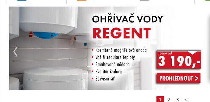 Ohřívač vody Regent - UNI HOBBY akcniletaky.com