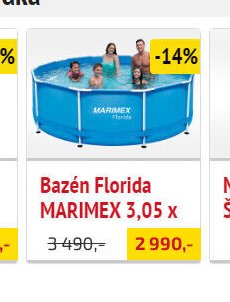 Bazén Florida MARIMEX 3,05 x - UNI HOBBY akcniletaky.com