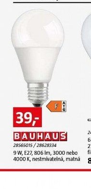 LED žárovka Bauhaus - BAUHAUS akcniletaky.com
