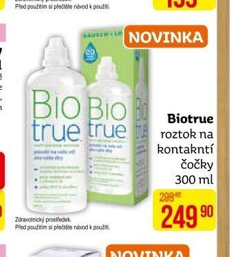 Biotrue roztok na kontaktní čočky 300 ml