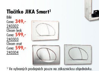 Tlačítko JIKA Smart Bílé - UNI HOBBY akcniletaky.com